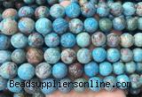 LSBS845 15 inches 14mm round patterned agate gemstone beads wholesale