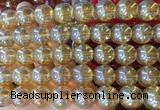 LSBS872 15 inches 16mm round synthetic crystal gemstone beads wholesale