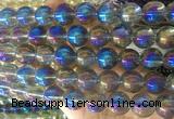 LSBS874 15 inches 16mm round synthetic crystal gemstone beads wholesale