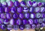LSBS897 15 inches 16mm round banded agate gemstone beads wholesale
