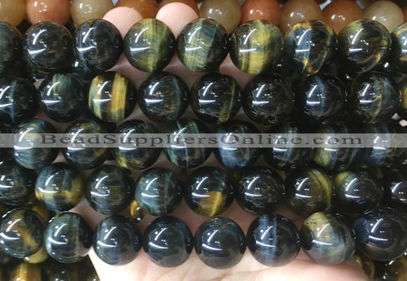 LSBS902 15 inches 16mm round tiger eye gemstone beads wholesale