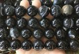 LSBS928 15 inches 18mm round banded agate gemstone beads wholesale