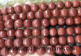 LSBS970 15 inches 14mm faceted round red jasper gemstone beads wholesale