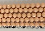 LSBS975 15 inches 14mm faceted round synthetic turquoise gemstone beads wholesale