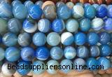 LSBS980 15 inches 16mm round banded agate gemstone beads wholesale