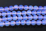 LSBS987 15 inches 14mm round pink opalite gemstone beads wholesale