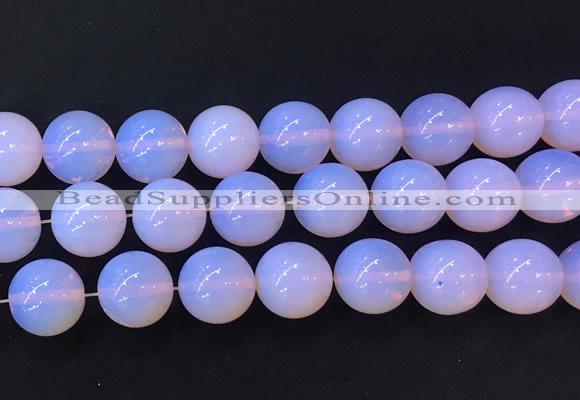 LSBS989 15 inches 18mm round pink opalite gemstone beads wholesale