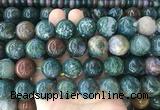 LSBS994 15 inches 18mm round india agate gemstone beads wholesale