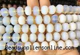 MEBS04 15 inches 8*12mm pumpkin opalite beads wholesale