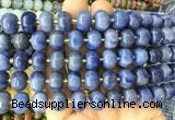 MEBS06 15 inches 8*12mm pumpkin blue aventurine beads wholesale