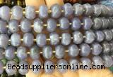 MEBS08 15 inches 8*12mm pumpkin lepidolite beads wholesale