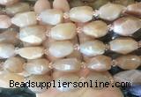 MSBS27 15 inches 12*16mm - 15*20mm faceted nuggets moonstone beads