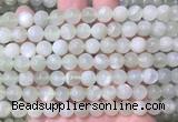 MSBS32 15 inches 8mm round green moonstone gemstone beads wholesale