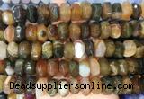 NGBS294 15 inches 8*14mm - 10*16mm faceted nuggets agate beads wholesale