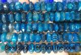 NGBS300 15 inches 8*14mm - 10*16mm faceted nuggets agate beads wholesale