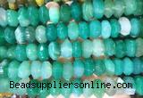 NGBS305 15 inches 8*14mm - 10*16mm faceted nuggets agate beads wholesale