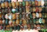 NGBS307 15 inches 8*14mm - 10*16mm faceted nuggets agate beads wholesale