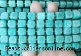 NGBS319 15 inches 9*10mm nuggets amazonite gemstone beads wholesale