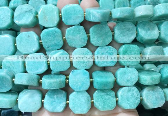 NGBS320 15 inches 14*16mm nuggets amazonite gemstone beads wholesale