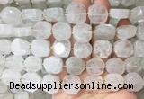 NGBS321 15 inches 14*16mm nuggets white crystal gemstone beads wholesale