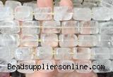 NGBS333 15 inches 12*16mm - 13*18mm nuggets white crystal beads wholesale