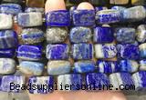 NGBS340 15 inches 12*16mm - 13*18mm nuggets lapis lazuli beads wholesale