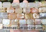 NGBS345 15 inches 12*16mm - 13*18mm nuggets sakura agate beads wholesale