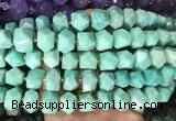 NGBS371 15 inches 13*18mm - 15*20mm faceted nuggets amazonite beads wholesale