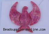 NGP109 Dyed rhodochrosite gemstone pendants set jewelry wholesale