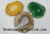 NGP1272 60*70mm - 80*90mm freeform agate gemstone pendants wholesale
