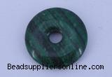 NGP215 5*25mm fashion dyed malachite gemstone donut pendant