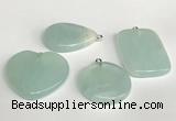 NGP5762 25*35mm - 30*40mm freefrom gemstone pendants wholesale