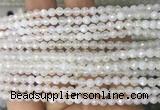 OPBS15 15 inches 4mm faceted round AB-color opalite beads wholesale