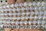 OPBS17 15 inches 8mm faceted round AB-color opalite beads wholesale