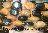 OVBS53 15 inches 15*20mm oval Agate gemstone beads wholesale