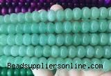 RBBS104 15 inches 8*12mm rondelle candy jade gemstone beads wholesale