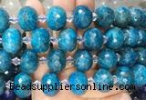 RBBS32 15 inches 13*18mm faceted rondelle apatite gemstone beads