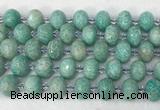 RBBS43 15 inches 13*18mm faceted rondelle amazonite beads wholesale