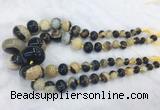 RBBS50 15 inches 8*12mm - 20*30mm rondelle agate beads wholesale