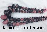 RBBS53 15 inches 6*10mm - 18*25mm rondelle agate beads wholesale