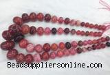 RBBS56 15 inches 8*12mm - 20*30mm rondelle agate beads wholesale