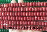 RBBS95 15 inches 6*10mm rondelle candy jade gemstone beads wholesale