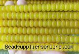 RBBS97 15 inches 6*10mm rondelle candy jade gemstone beads wholesale