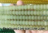 RBBS98 15 inches 6*10mm rondelle candy jade gemstone beads wholesale