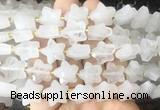 RGBS53 15 inches 14mm faceted star Angola crystal quartz beads wholesale