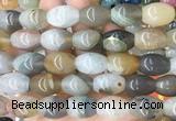 RIBS106 15 inches 13*18mm rice agate gemstone beads wholesale