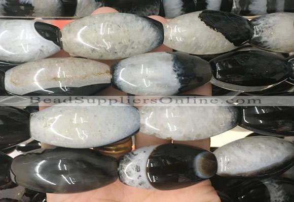 RIBS109 15 inches 18*40mm rice agate gemstone beads wholesale