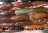 RIBS78 15 inches 13*40mm rice agate gemstone beads wholesale
