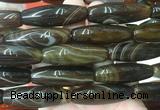 RIBS83 15 inches 13*40mm rice agate gemstone beads wholesale