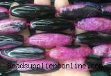 RIBS85 15 inches 13*40mm rice agate gemstone beads wholesale